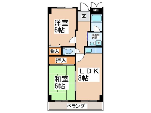 ヴェルデ亜登夢の物件間取画像